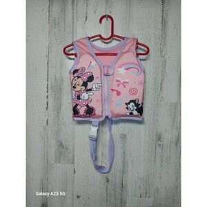 Disney Minnie Mouse Toddler Life Jacket Pink Lilac Up To 40 Lbs.